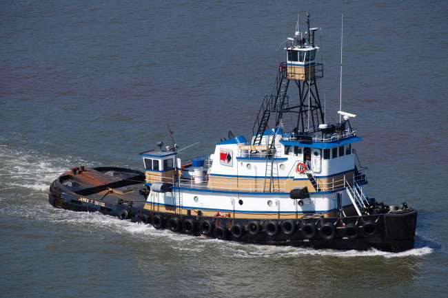 Обои картинки фото james t quigg, корабли, баркасы ,  буксиры, буксирное, судно