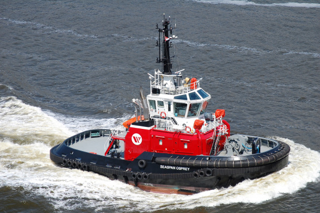 Обои картинки фото seaspan osprey, корабли, баркасы ,  буксиры, судно, буксирное