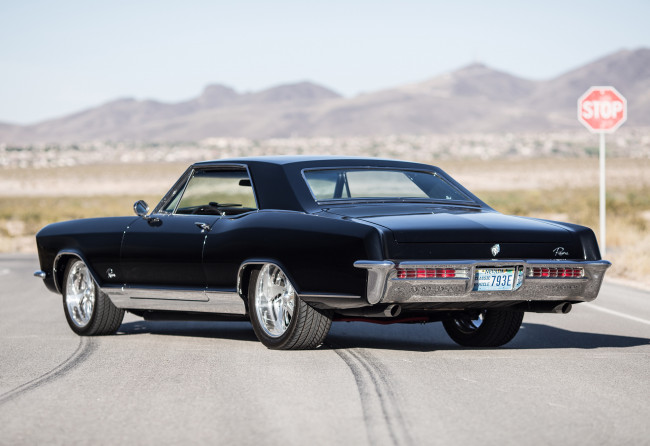 Обои картинки фото автомобили, buick, riviera, black, modified