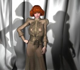 Картинка 3д+графика люди+ people фон взгляд девушка