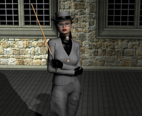 Картинка 3д+графика люди+ people фон взгляд девушка