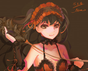 Картинка аниме date+a+live date a live взгляд девушка