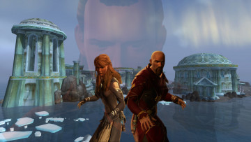 Картинка 3д+графика фантазия+ fantasy поза мужчина фон взгляд девушка