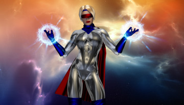 Картинка 3д+графика фантазия+ fantasy взгляд фон девушка магия