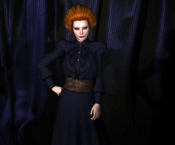 Обои картинки фото 3д графика, люди , people, девушка, фон, взгляд