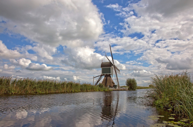 Обои картинки фото разное, мельницы, ветряк