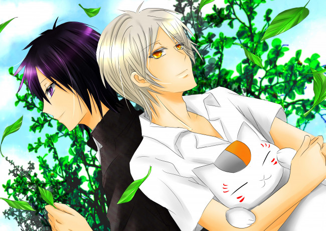 Обои картинки фото аниме, natsume yuujinchou, тетрадь, дружбы