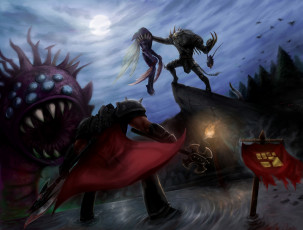 Картинка видео+игры league+of+legends league of legends action ролевая онлайн baron darius khazix rengar