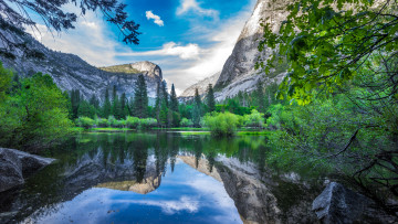 Картинка природа реки озера река лес