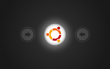 Картинка компьютеры ubuntu+linux логотип фон