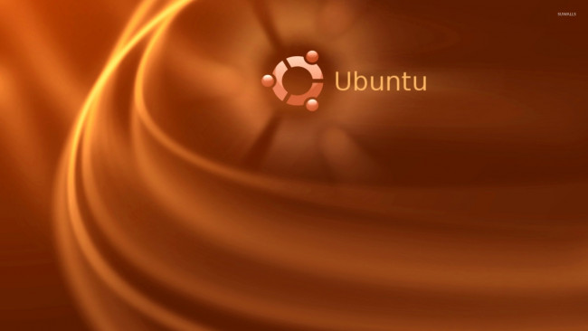 Обои картинки фото компьютеры, ubuntu linux, фон, логотип