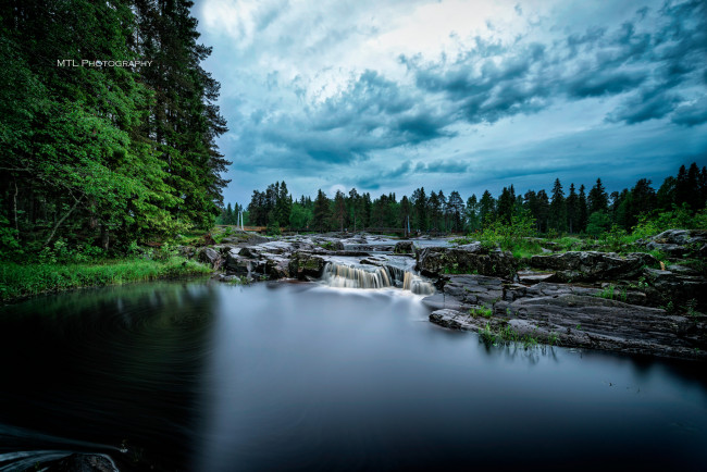 Обои картинки фото природа, реки, озера, лес, река, облака