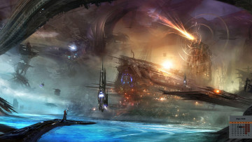 Картинка календари фэнтези сооружение 2018