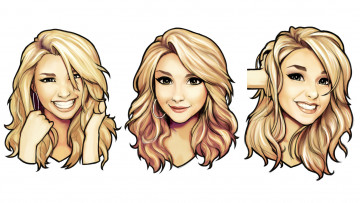 Картинка рисованное люди взгляд фон девушка улыбка