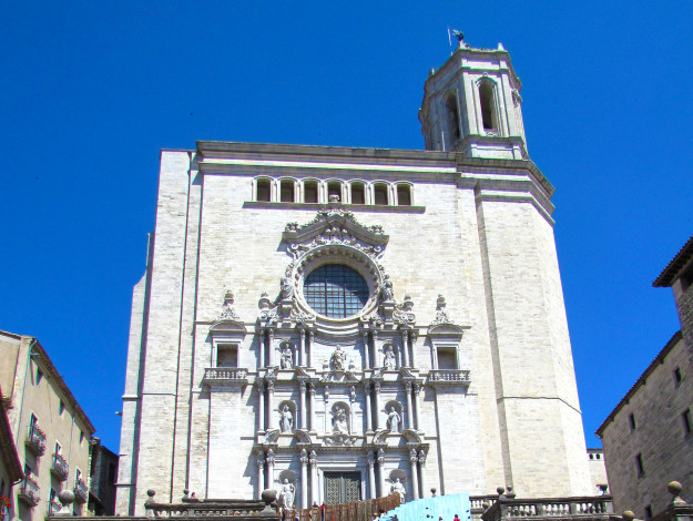 Обои картинки фото жирона, города, - католические соборы,  костелы,  аббатства, здание