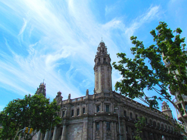 Обои картинки фото барселона, города, барселона , испания, здание