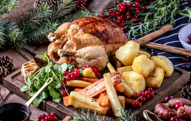 Обои картинки фото еда, мясные блюда, индейка