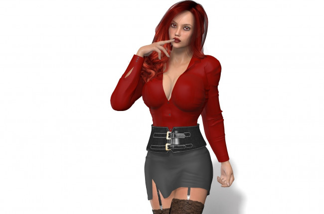 Обои картинки фото 3д графика, люди , people, фон, девушка, взгляд