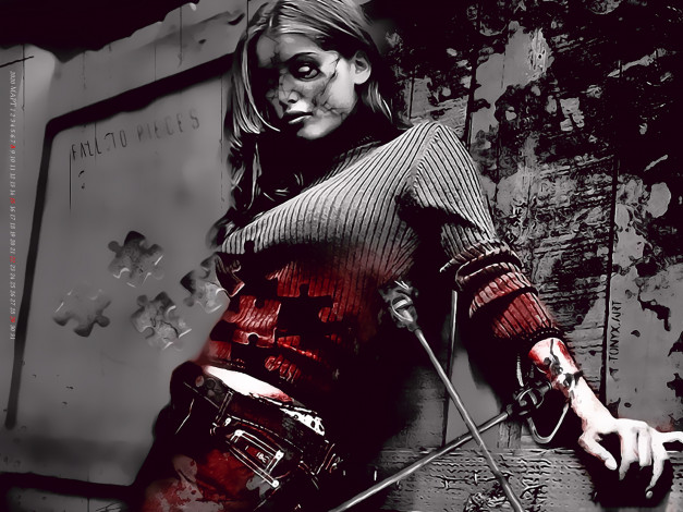 Обои картинки фото календари, фэнтези, пазл, девушка, calendar, 2020