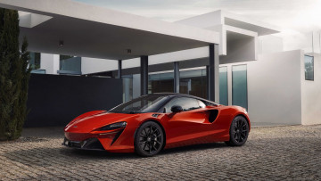 обоя 2022 mclaren artura, автомобили, mclaren, 2022, artura, гибридный, спорткар, caricos