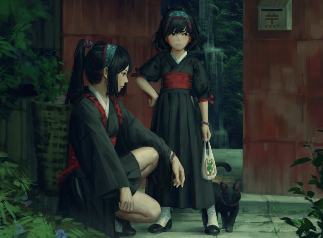 Обои картинки фото guweiz, фэнтези, _guweiz, девушка