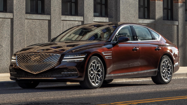 Обои картинки фото genesis g80 , us,  2021, автомобили, genesis, g80, 2021