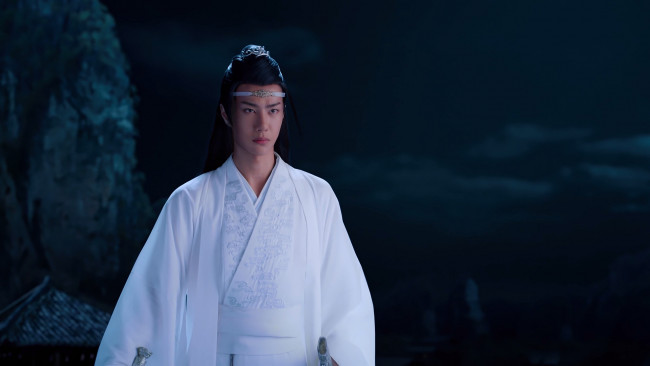 Обои картинки фото кино фильмы, the untamed, лань, ванцзи, ночь