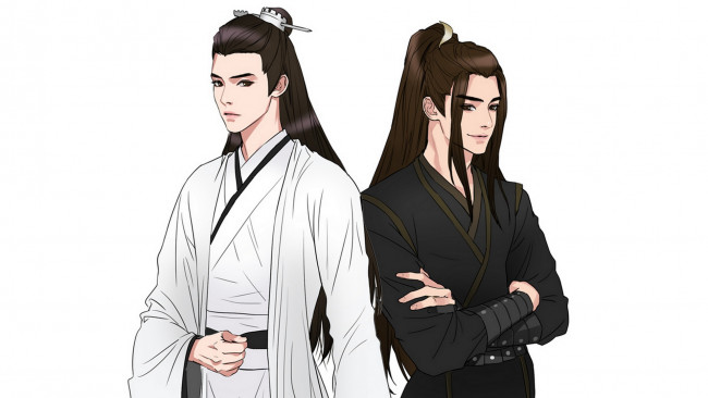 Обои картинки фото сюэ ян и сяо синчень, рисованное, кино,  мультфильмы, the, untamed, неукротимый, повелитель, чэньцин, мосян, тунсю, mo, dao, zu, shi, магистр, дьявольского, культа