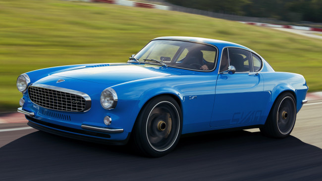 Обои картинки фото volvo p1800 cyan 2020, автомобили, volvo, p1800, cyan, 2020