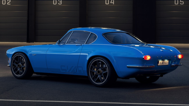 Обои картинки фото volvo p1800 cyan 2020, автомобили, volvo, p1800, cyan, 2020