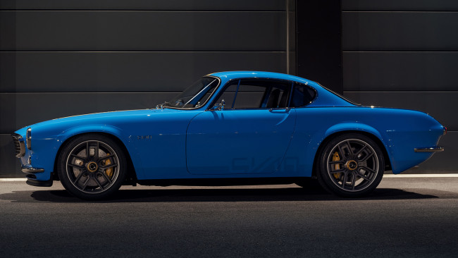 Обои картинки фото volvo p1800 cyan 2020, автомобили, volvo, p1800, cyan, 2020