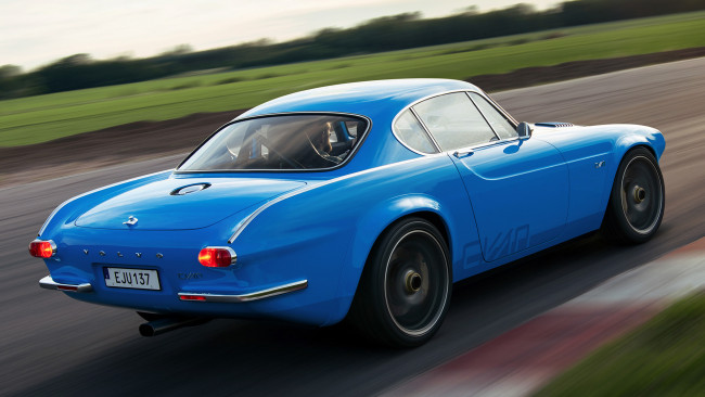 Обои картинки фото volvo p1800 cyan 2020, автомобили, volvo, p1800, cyan, 2020