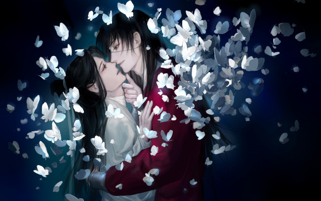 Обои картинки фото аниме, tian guan ci fu, благословение, небожителей, tian, guan, ci, fu, мосян, тунсю