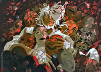 Картинка аниме unknown +другое+ мужчина маски