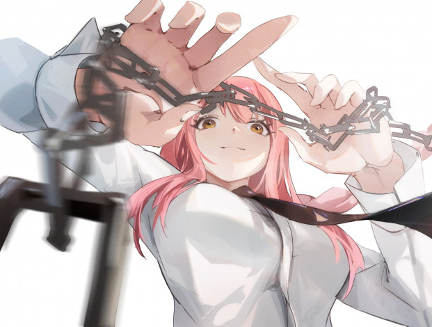 Обои картинки фото аниме, chainsaw man, человек, бензопила