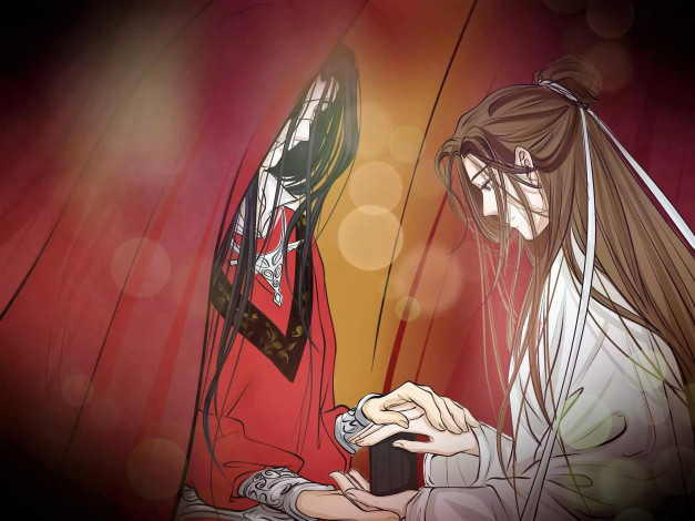 Обои картинки фото аниме, tian guan ci fu, персонажи