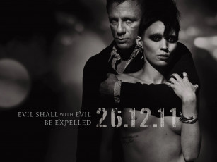обоя кино фильмы, the girl with the dragon tattoo, пара, пирсинг
