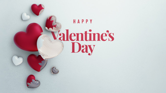 Обои картинки фото праздничные, день святого валентина,  сердечки,  любовь, сердечки, надпись, пожелание