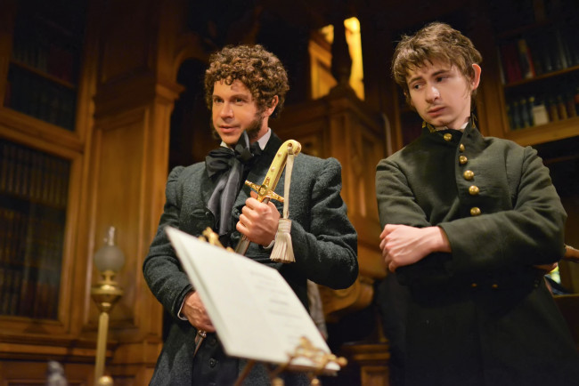 Обои картинки фото кино фильмы, гоголь,  страшная месть , 2018, парни, кинжал, кабинет