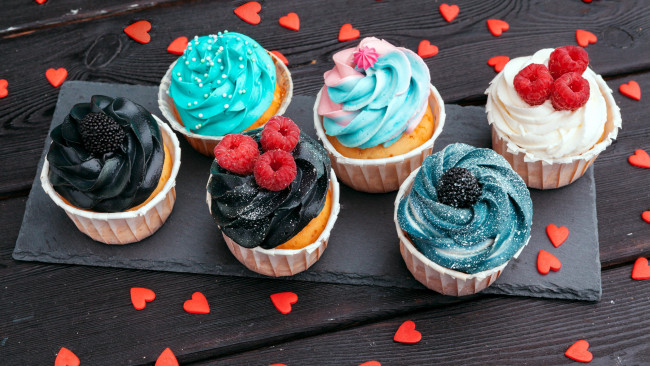 Обои картинки фото еда, пирожные,  кексы,  печенье, капкейки