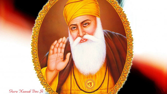 Обои картинки фото рисованное, религия, нанак, гуру, портрет