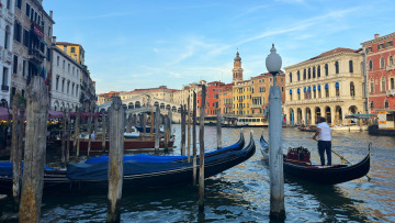Картинка rialto+bridge grand+canal города венеция+ италия rialto bridge grand canal