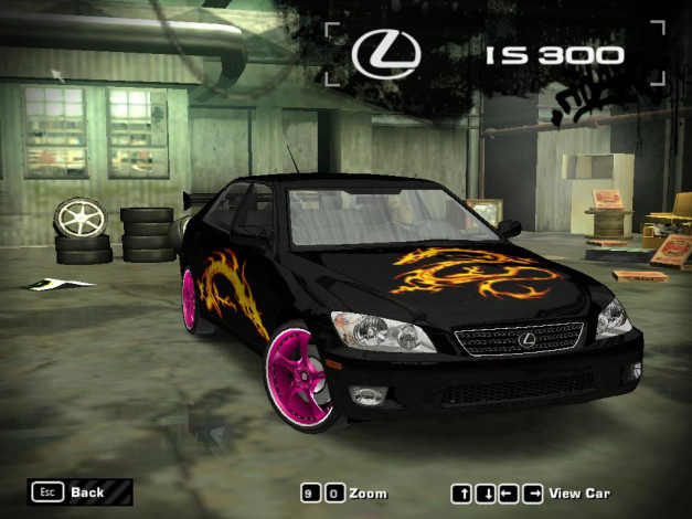 Обои картинки фото nfs, most, wanted, lexus, is200, видео, игры, need, for, speed