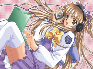 Картинка аниме headphones instrumental