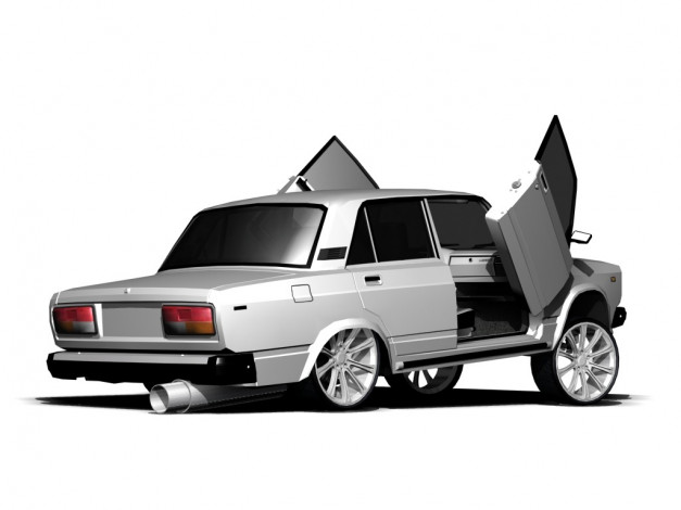 Обои картинки фото бакинский, tuning, автомобили, 3д