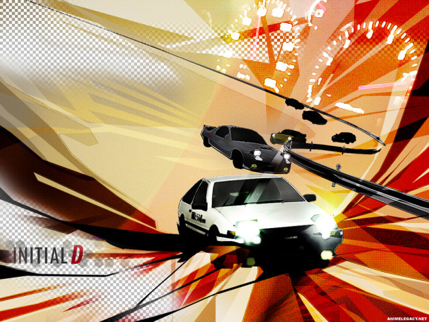 Обои картинки фото initial, аниме