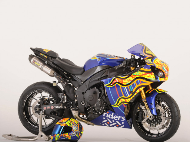 Обои картинки фото мотоциклы, yamaha