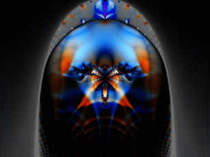 Картинка 3д графика fractal фракталы фон цвета