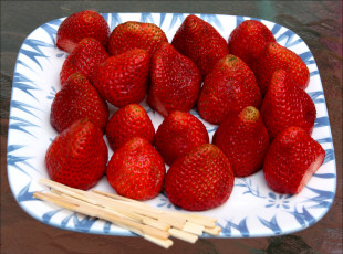 Картинка еда клубника земляника