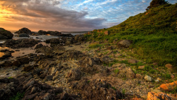 Картинка природа побережье горы